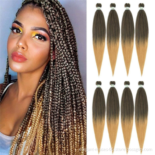 best selling private label pre stretched expression freetress bulk ombre braiding hair extensions ez braids hair
